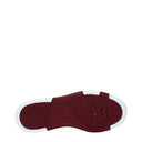 Gucci Men's Sneakers White/Dark Red Leather