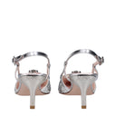 Roger Vivier Femmes Sandales Paillettes Argentées