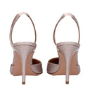 Aquazzura So Nude Women's Sandals Glitter Multicolor/Champagne