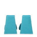 L'Attico Devon Donna's Sandali Velluto Blu/Turchese