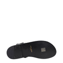 Saint Laurent Cassandre Sandals Men Leather Black