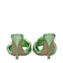 Bottega Veneta Women's Sandals Green/Pistachio Leather