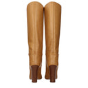 Paris Texas Lavinia Damens Stiefel aus braunem/karamellfarbenem Leder