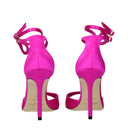 Jimmy Choo Alani Sandals Women Silk Fuchsia