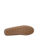 Brązowe skórzane mokasyny damskie Tod's