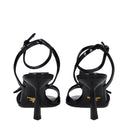Prada Damess Lakleer zwarte sandalen