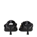 Balenciaga Monaco 샌들 여성 가죽 블랙