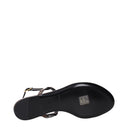 Saint Laurent Cassandra Sandals Women's Leather Brown/Walnut