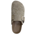 Loewe Ease Clogs And Slide Sandals Men Suede Green/Khaki