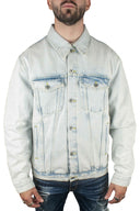 Giacca di jeans bianca