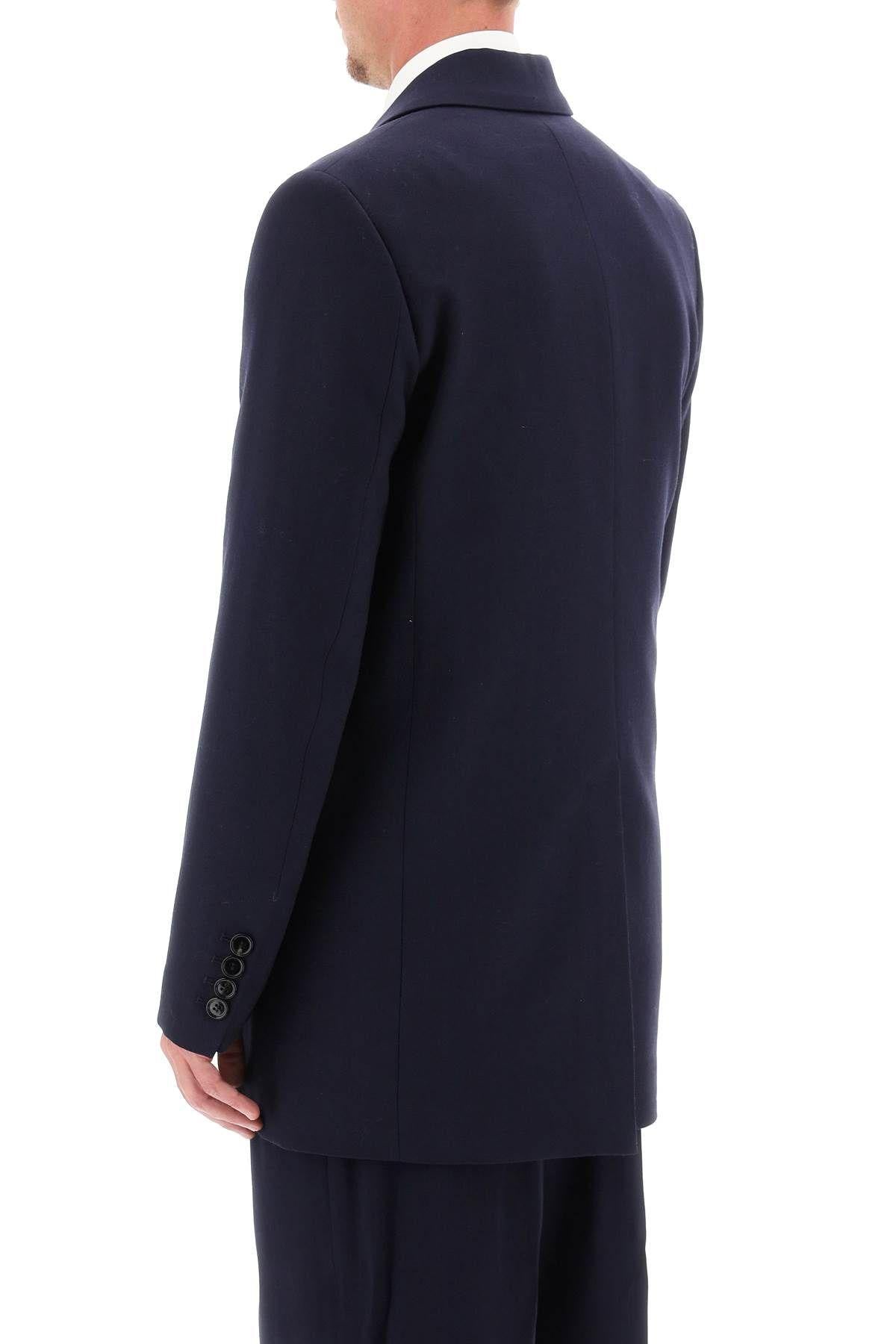 Ami Alexandre Mattiussi Wool Serge Double Breasted Blazer | Balardi