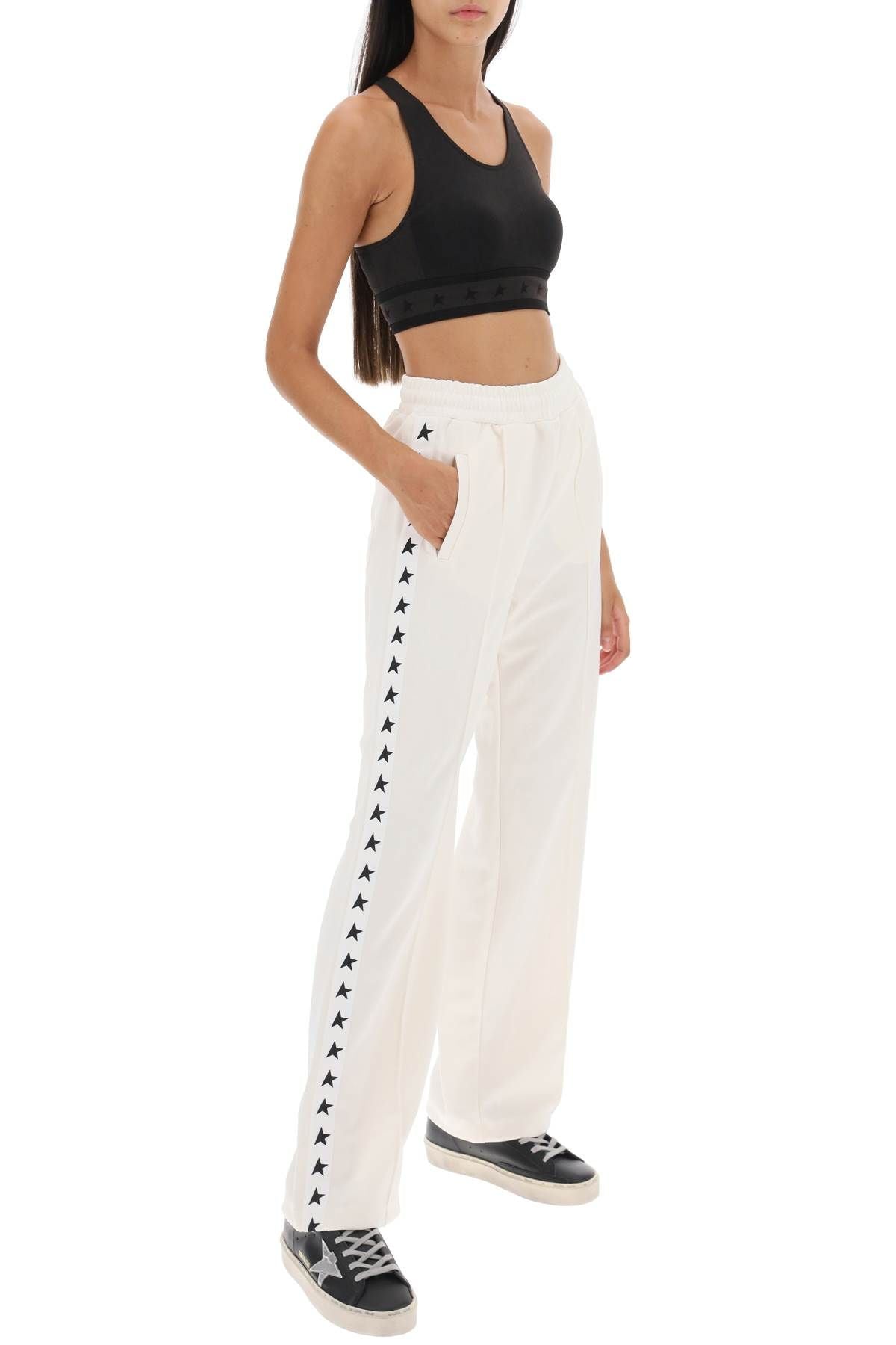 Golden Goose Dorotea cheapest white star jogging pants