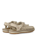 Keen Uneek Canvas Ecru Sandal