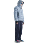 Krakatau Rook Hellblau -Kapuze -Down -Jacke