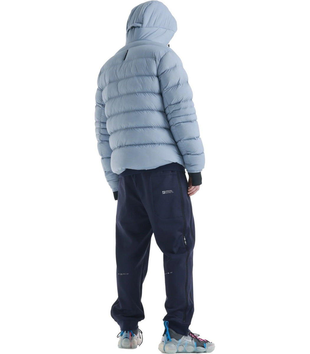 Krakatau Rook Light Blue Hooded Down Jacket | Balardi