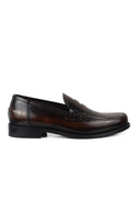 Scarpe da mocassini in pelle Alberto