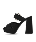 Love Moschino Black Heeled Sandal