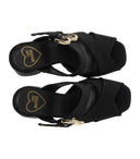 Love Moschino Black Heeled Sandal