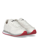 Adoro la sneaker di tela bianca Moschino