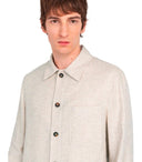 Manuel Ritz Beige Shirt Style Jacket