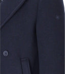 Abrigo de doble pecho de Manuel Ritz Blue