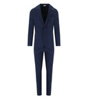 Manuel Ritz Blue Single Breasted Suit