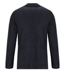 Manuel Ritz Blue Tartan Single Breasted Jacket