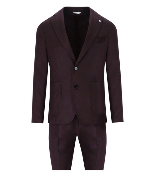 Manuel Ritz Burgundy Suit