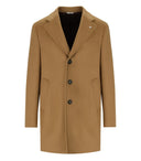 Manuel Ritz Camel Single Breasted Coat