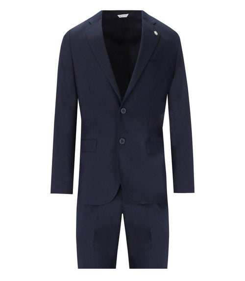 Manuel Ritz Dark Blue Single Breasted Suit