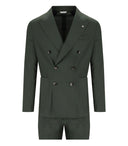 Manuel Ritz Green Double Breasted Suit