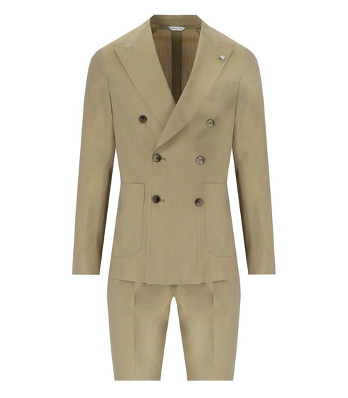 Manuel Ritz Green Double Breasted Suit