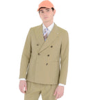 Manuel Ritz Green Double Breasted Suit