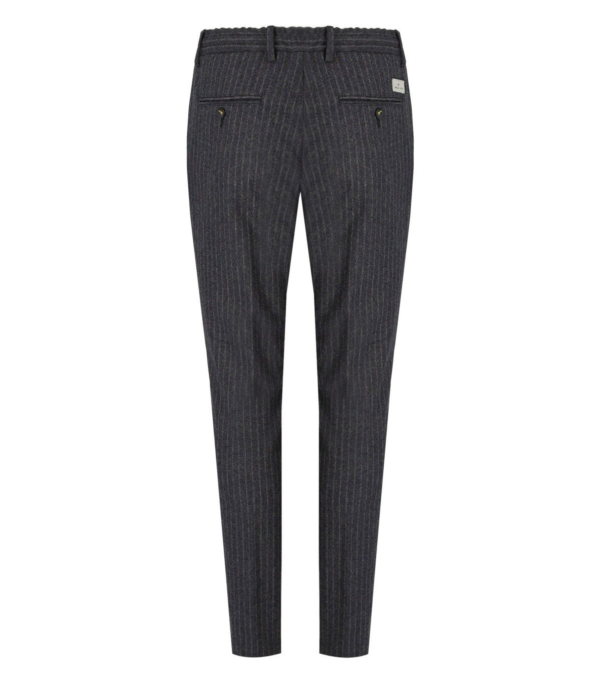 Manuel Ritz Grey Pinstripe Trousers