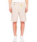 Manuel Ritz Melange Beige Bermuda 반바지