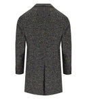 Manuel Ritz Melange Grey Single Breasted Coat