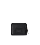 Marc Jacobs The Leather Mini Compact Black Wallet