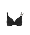 Max Mara Beachwear Adina C Cup Black Bikini Top