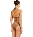 Max Mara Beachwear Betta B Cup Gold Bikini