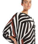 Max Mara Beachwear Camino Cocoa Blouse