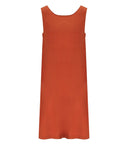 Max Mara Beachwear Campale Brick Red Vestido