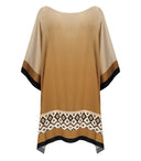 Max Mara Beachwear Canzone Beige Kaftan Dress