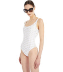 Max Mara Beachwear Clarice White Swimsuit