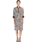 Max Mara Beachwear Classe Brown Kaftan Dress
