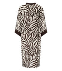 Max Mara Beachwear Classe Brown Kaftan Dress