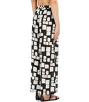 Max Mara Beachwear Flavia Black And White Trousers