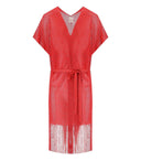 Max Mara Beachwear Iacopo Red Kimono