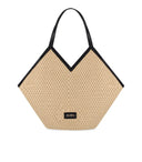 Max Mara Beachwear Luigi Beige Shopping Bag