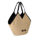 Max Mara Beachwear Luigi Beige Shopping Bag