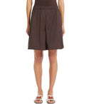 Max Mara Beachwear Oliveto Brown Bermuda Shorts